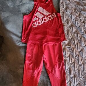 Adidas Bold Red Activewear Set